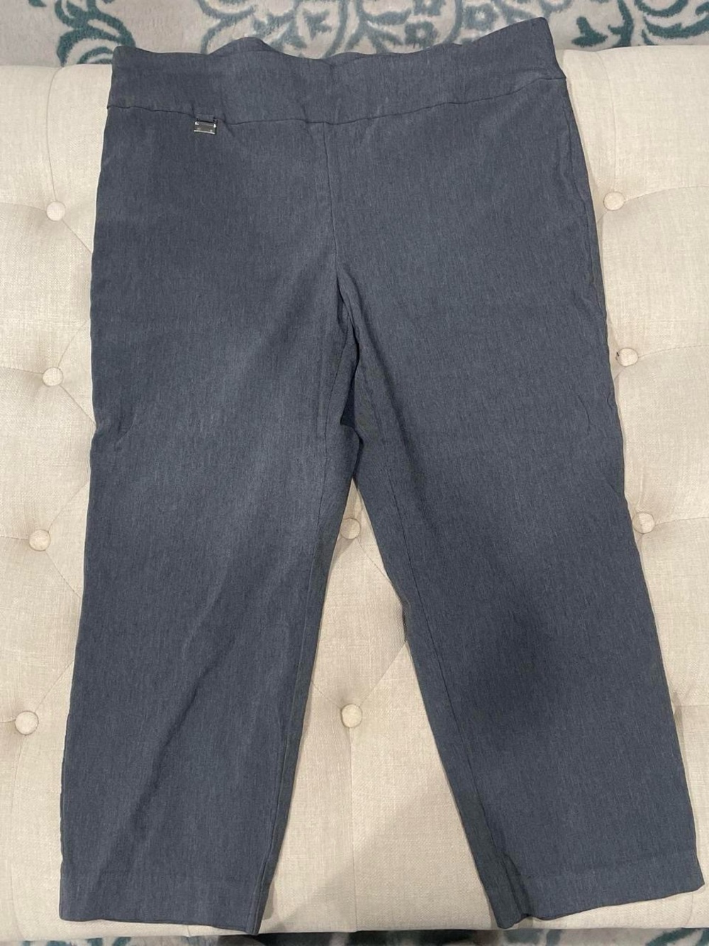 Dark Gray Casual Stretch Pants